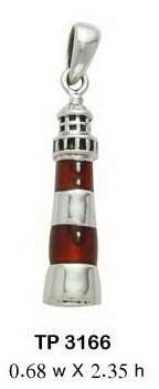 Adriatic Light House Sterling Silver Pendant TP3166 - Jewelry